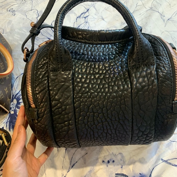 Alexander Wang Black Leather Rockie Crossbody Bag - Picture 3 of 15